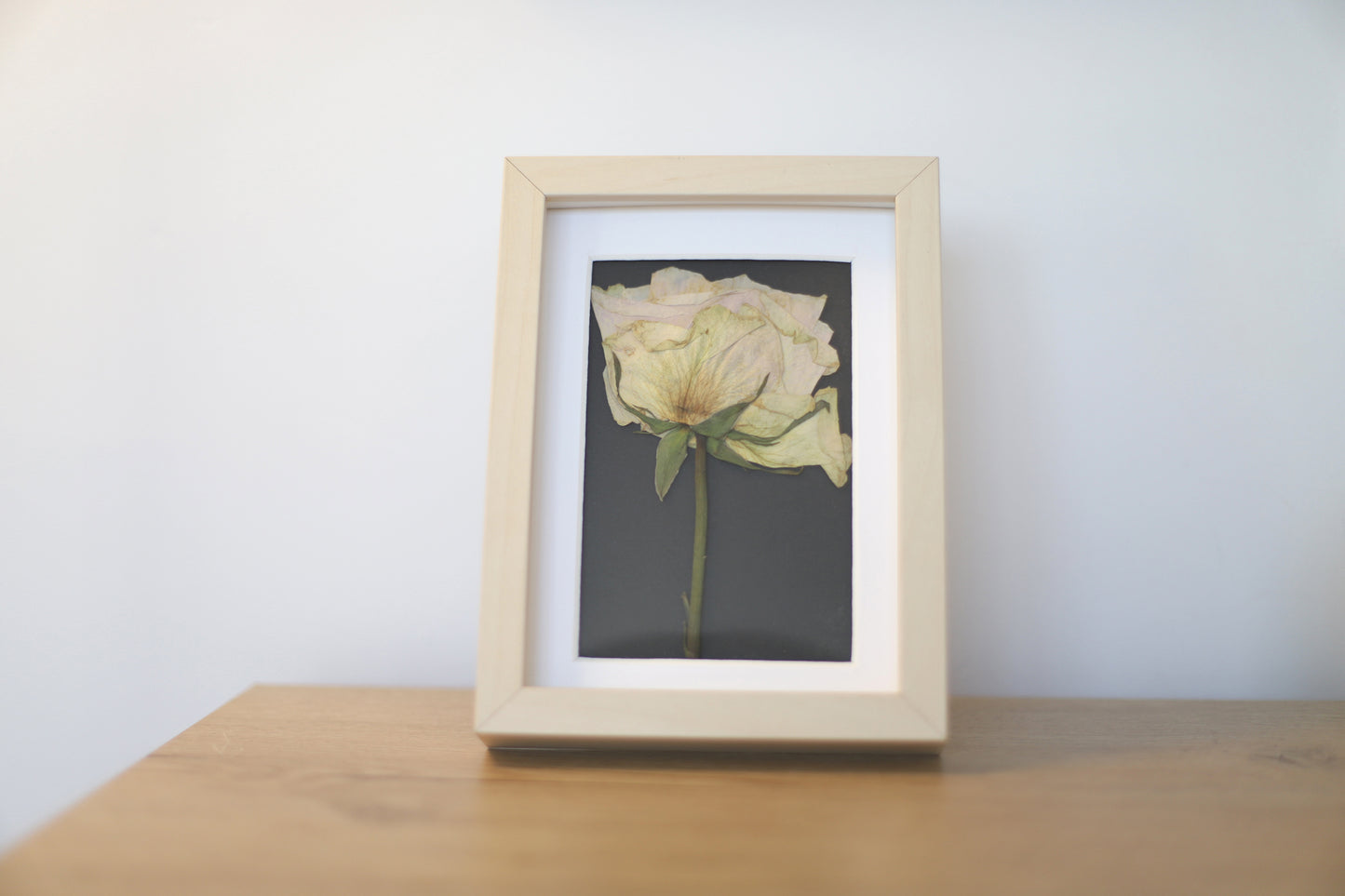 Enmarcado personalizado flor prensada