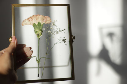 Enmarcado personalizado flores preservadas en cristal