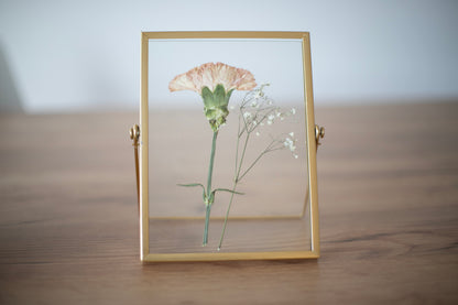 Enmarcado personalizado flores preservadas en cristal