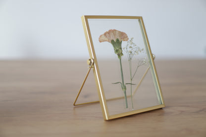 Enmarcado personalizado flores preservadas en cristal
